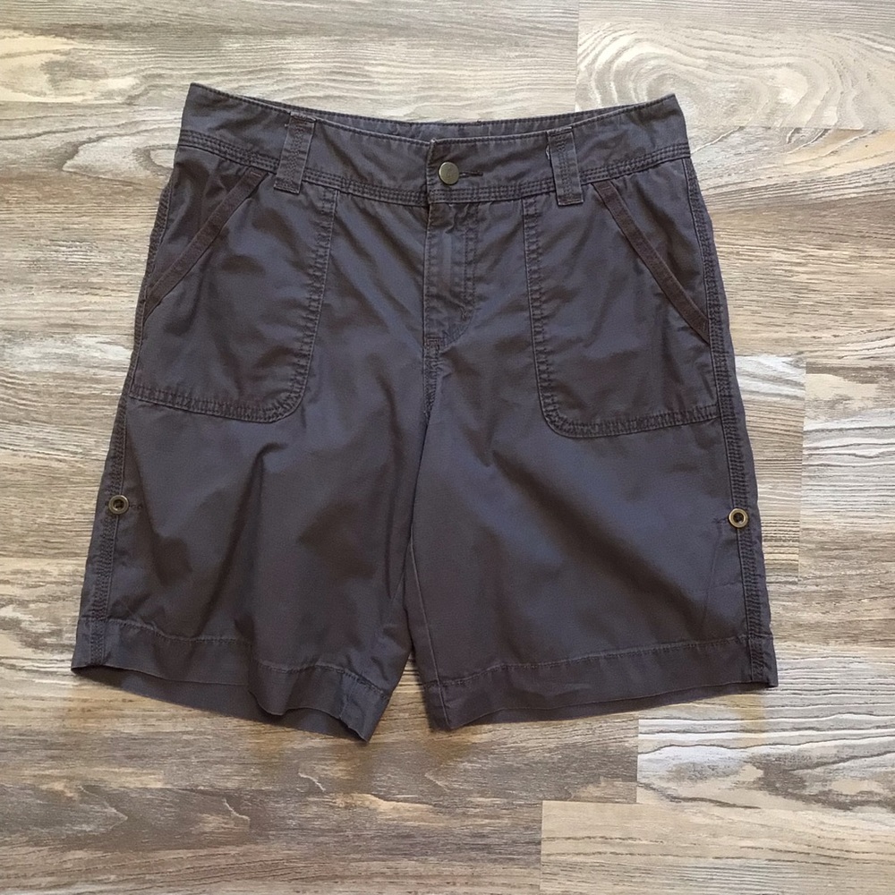 Carhartt Gray Chino Mid Rise Cotton Convertible Bermuda Shorts 4